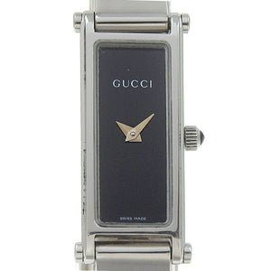 Gucci Watches Quartz 1500L Stainless Steel black black dial Women