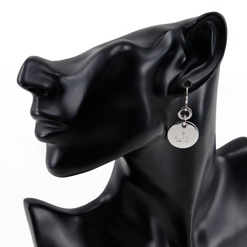 Gucci Pierce Silver925 Silver logo round  Women