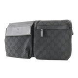 Gucci Waist bag 28566 GG canvas, leather black Sling bag