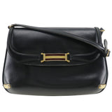 Gucci Shoulder Bag Calfskin black Sherry line Old Gucci