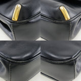 Gucci Shoulder Bag Calfskin black Sherry line Old Gucci