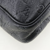 Gucci Business bag 201480 Sima leather black Briefcase GG