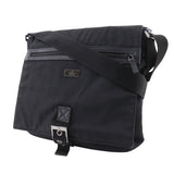 Gucci Shoulder Bag 141194 Nylon canvas black unisex(Unisex)