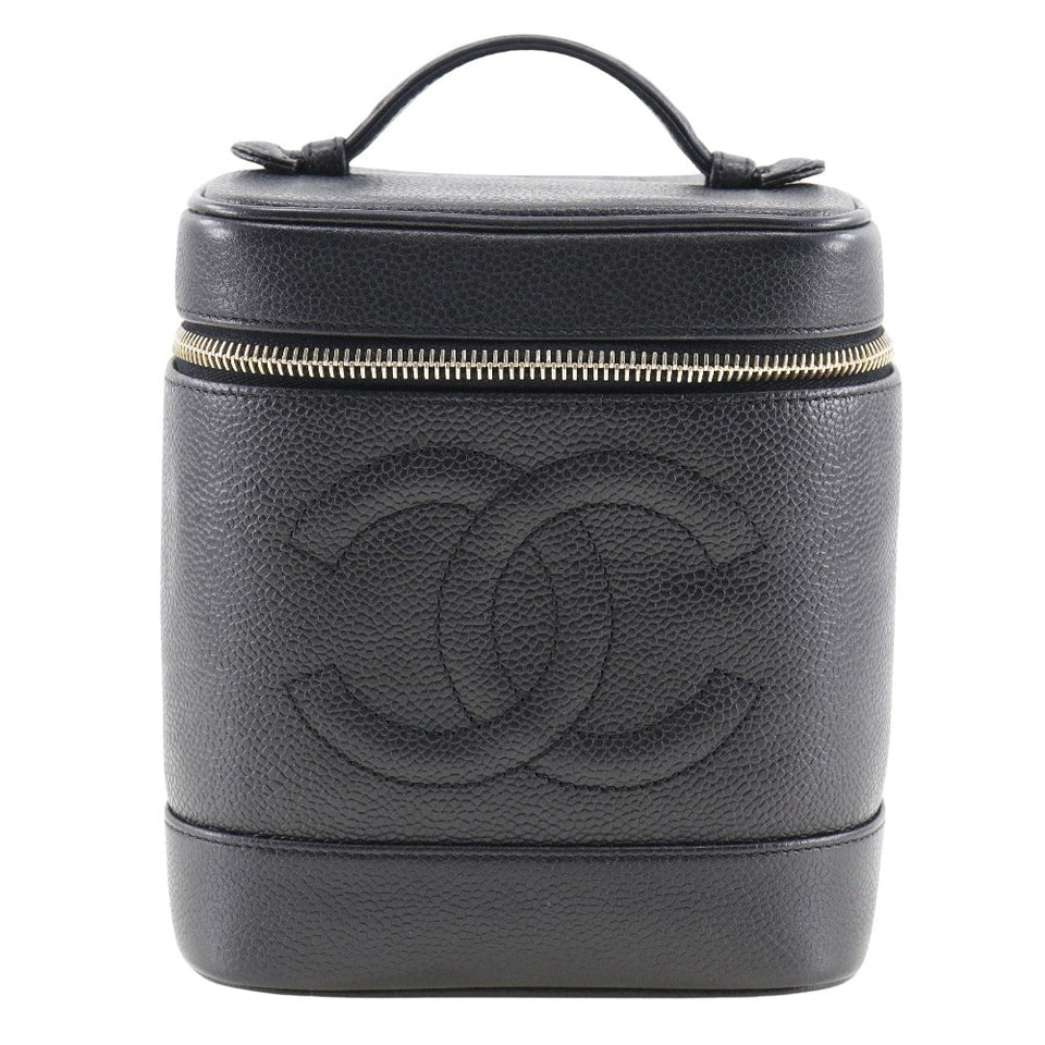 Chanel Vanity Caviar Skin Handbag