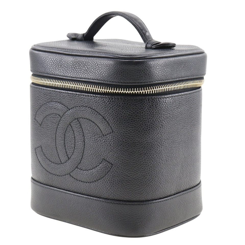 Chanel Vanity Caviar Skin Handbag
