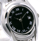 Gucci Watches Quartz 5500L Stainless Steel black black dial Women