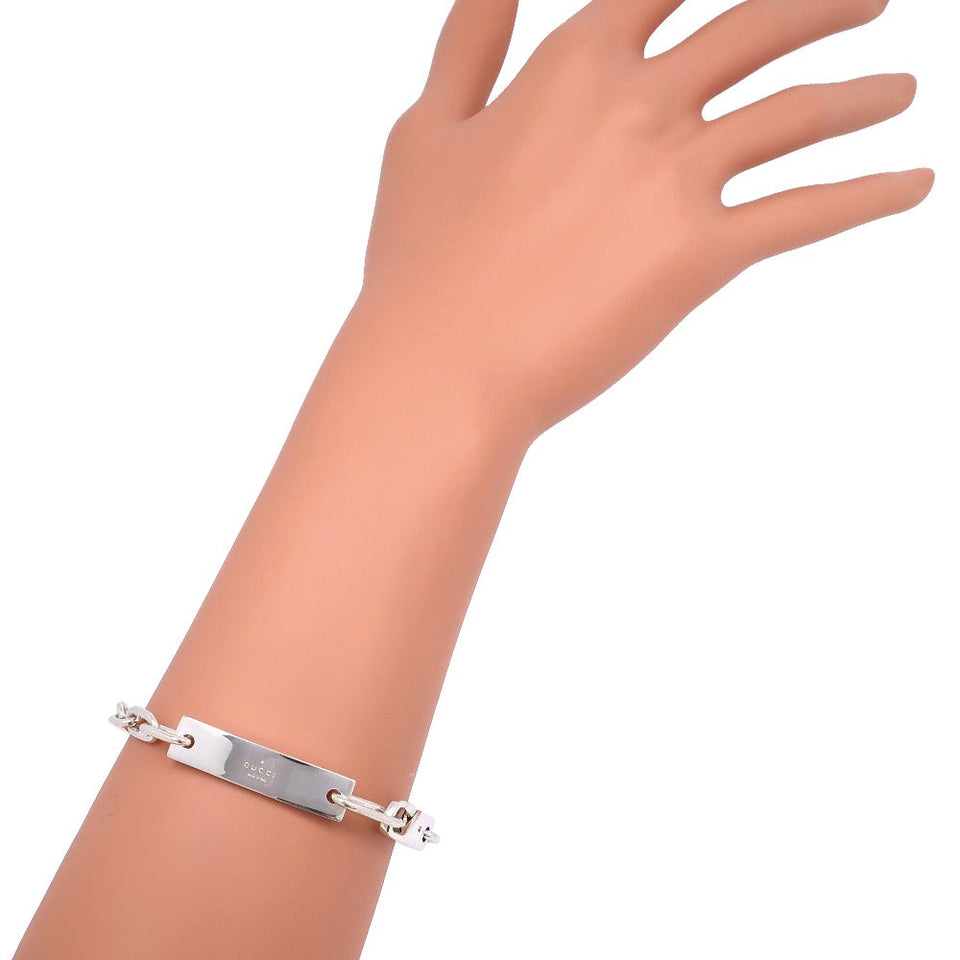 Gucci bracelet Silver925 Silver With logo unisex(Unisex)