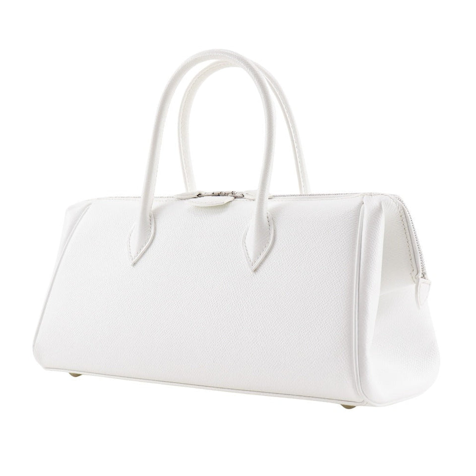 Hermes Handbag Epsom White Parribonne Bay PM Women