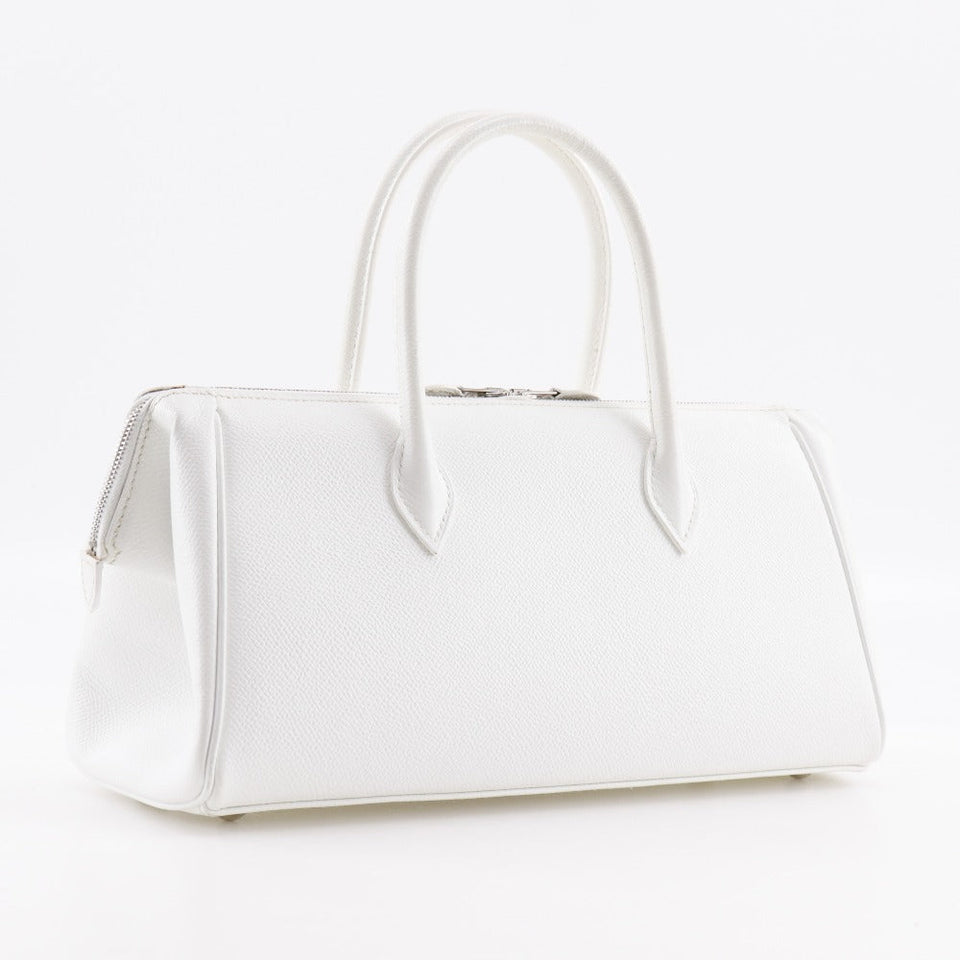 Hermes Handbag Epsom White Parribonne Bay PM Women