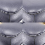 Hermes Shoulder Bag Box scarf Navy/Gold Metal Constance 24 Women