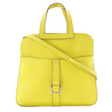 Hermes Handbag Taurillon Clemence yellow Arzan 31