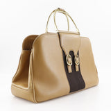 Gucci Handbag Calfskin Brown vintage Old Gucci Women