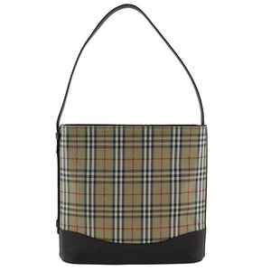 Burberry Shoulder Bag Canvas, Leather Brown Nova Check Women