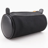 Gucci Pouch Nylon canvas black Bamboo unisex(Unisex)