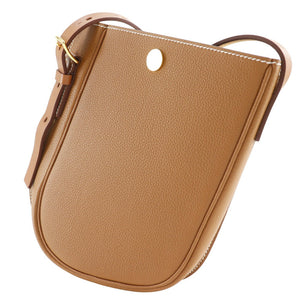 Hermes Shoulder Bag Togo Brown Perspective Cavalier 21 unisex(Unisex)