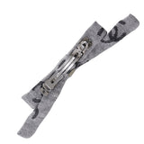 Chanel Coco Mark Ribbon Cotton Barrette