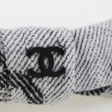 Chanel Coco Mark Ribbon Cotton Barrette