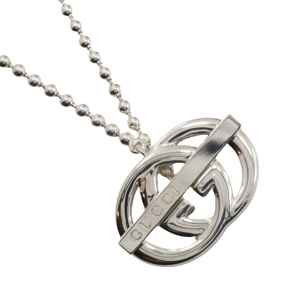 Gucci Necklace Silver925 Silver Interlocking G Women