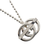 Gucci Necklace Silver925 Silver Interlocking G Women