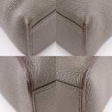 Hermes Shoulder Bag Taurillon Clemence Brown Sac Alfred 35 mens