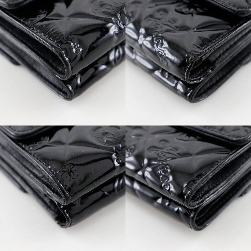 Chanel Icon Line Patent Leather Wallet