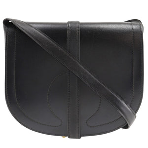 Hermes Shoulder Bag Box scarf black Gallopard