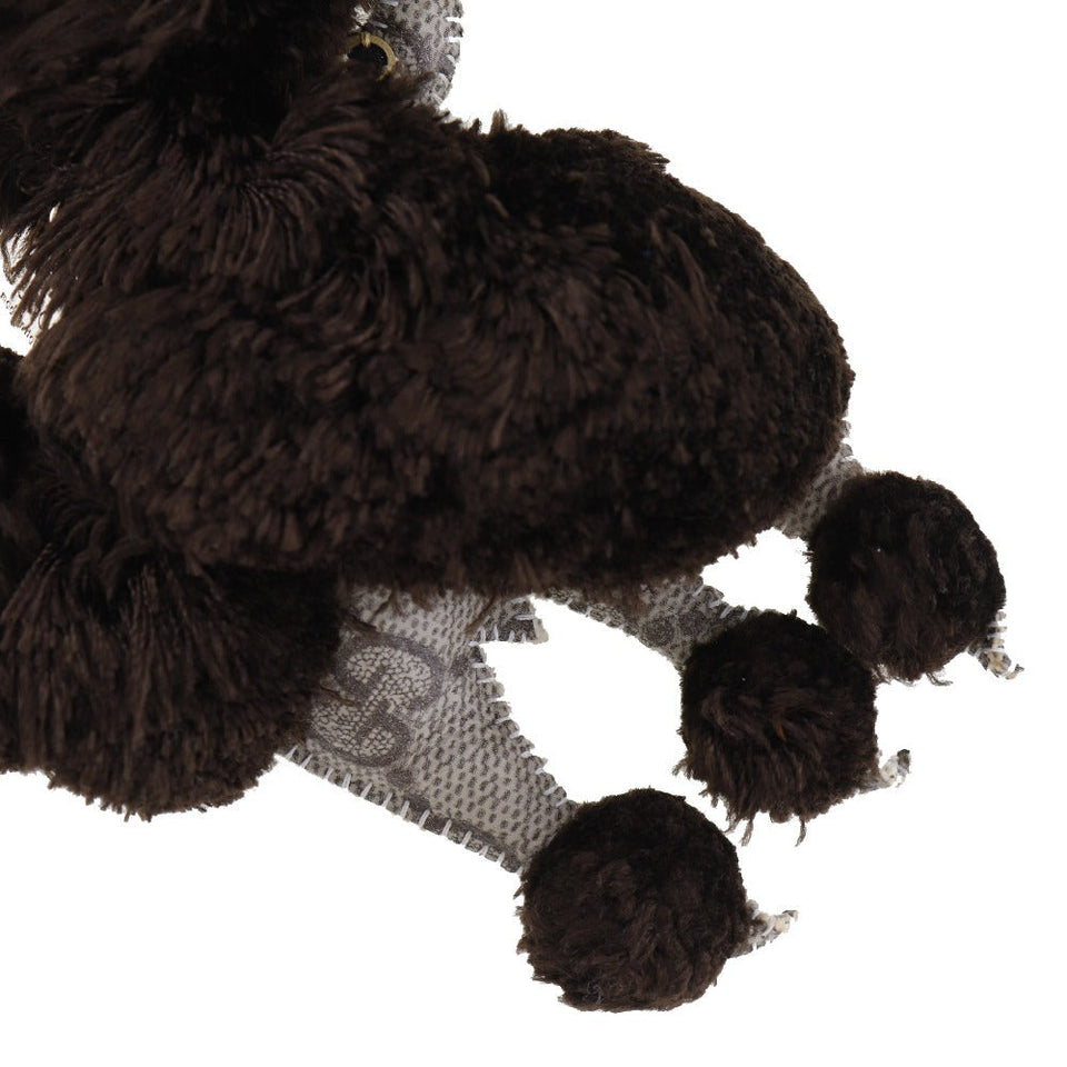 Gucci key ring GG Supreme Canvas Brown Guccioli Bag charm poodle Women