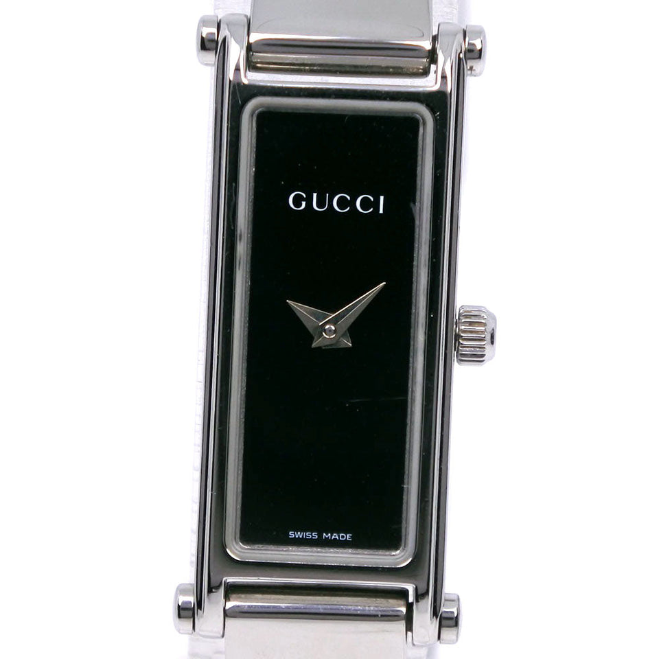 Gucci Watches Quartz 1500L Stainless Steel black black dial Women