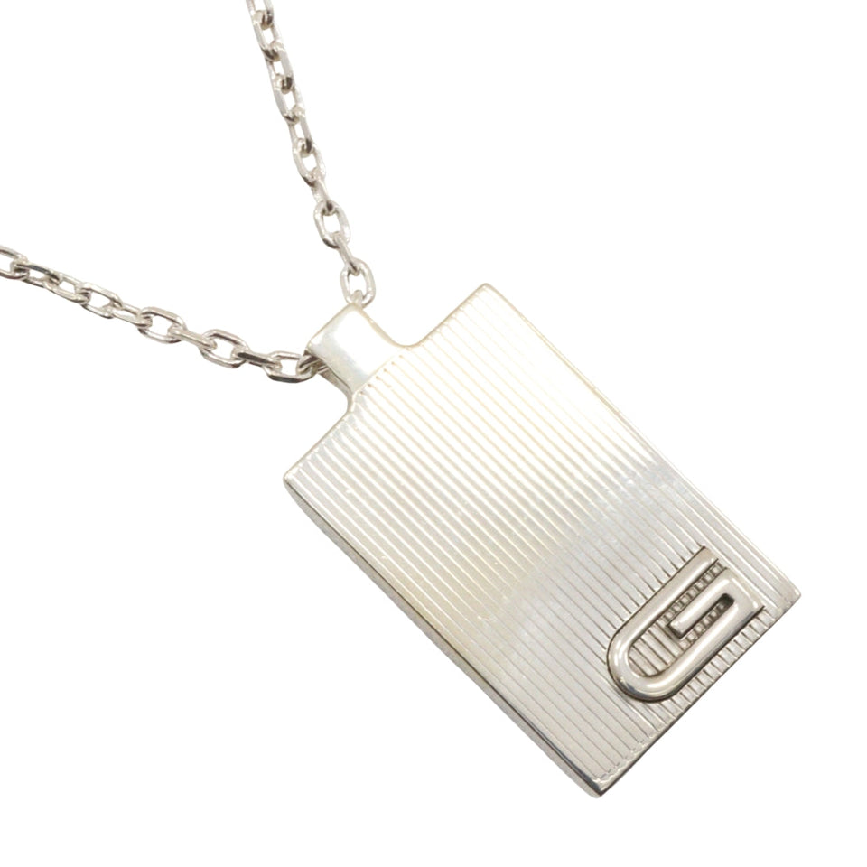 Gucci Necklace Silver925 Silver plate G mark unisex(Unisex)