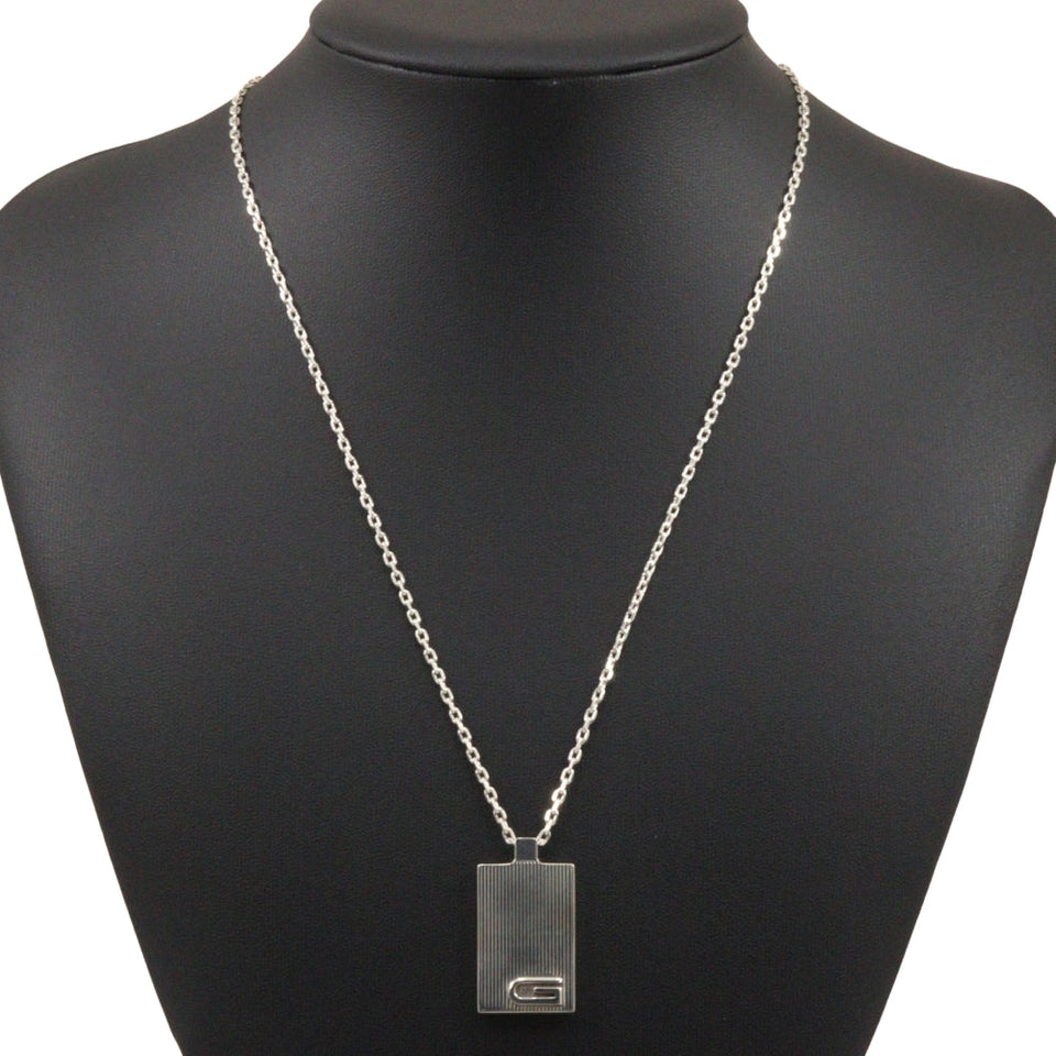 Gucci Necklace Silver925 Silver plate G mark unisex(Unisex)