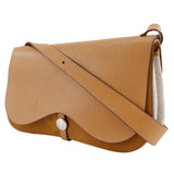 Hermes Shoulder Bag Toile H, Vache Liège Brown Sac Colorado MM