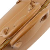 Hermes Boston Duffel bag Ardenne Camel/Gold Metal Bored 45 unisex(Unisex)