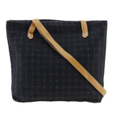 Hermes Shoulder Bag canvas black Amedaba Cava de Poche