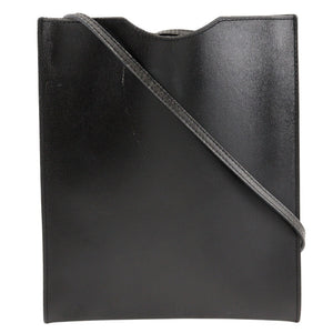 Hermes Shoulder Bag Calfskin black Pochette Omenitu