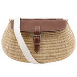 Hermes Shoulder Bag Leather, Willow Brown Basket bag fishing basket