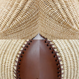 Hermes Shoulder Bag Leather, Willow Brown Basket bag fishing basket