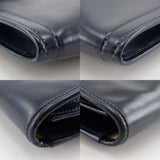 Hermes Clutch bag Box scarf Navy JigePM