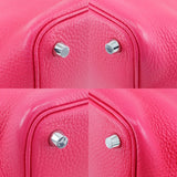 Hermes Handbag Taurillon Clemence pink Picotan Rock 18 PM