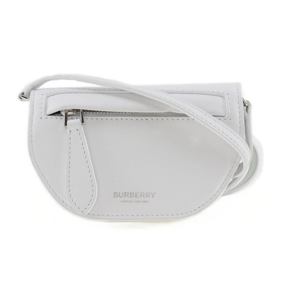 Burberry Shoulder Bag leather White Olympia Mini Shoulder Women