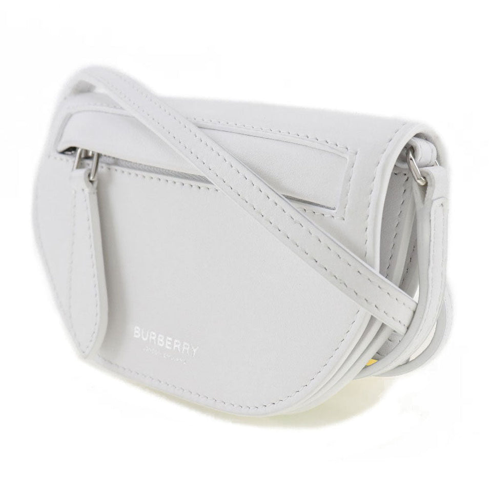 Burberry Shoulder Bag leather White Olympia Mini Shoulder Women