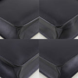 Hermes Business bag Calfskin Black/Gold Metal Briefcase Danube 38 mens