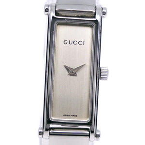 Gucci Watches Quartz 1500L Stainless Steel Silver Silver dial Women