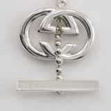 Gucci bracelet Silver925 Silver Ball chain Interlocking G Women 16