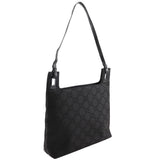 Gucci Shoulder Bag 1998 GG nylon black one belt Women