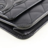 Chanel Chain Wallet Cambon Line A46646 Black