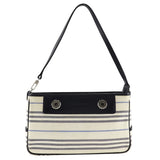 Burberry Shoulder Bag canvas off white one belt Women