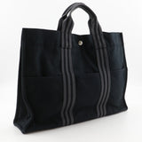 Hermes Handbag cotton black Tote Bag Fool ToeMM