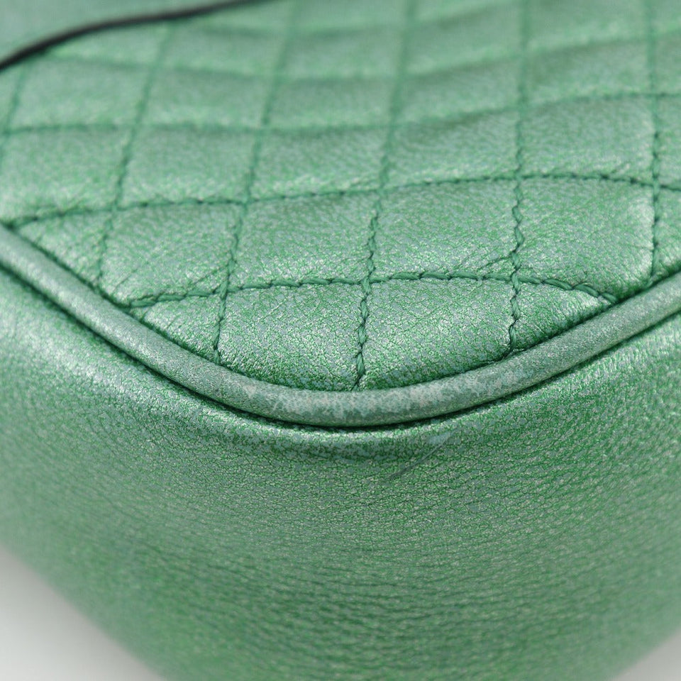 Gucci Shoulder Bag 541061 leather Green Horsebit Trapuntato