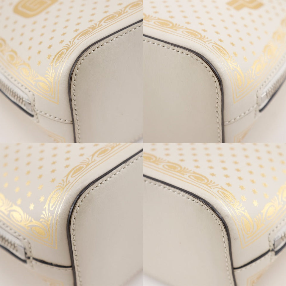 Gucci Shoulder Bag 511189 leather White SAGA Gussy
