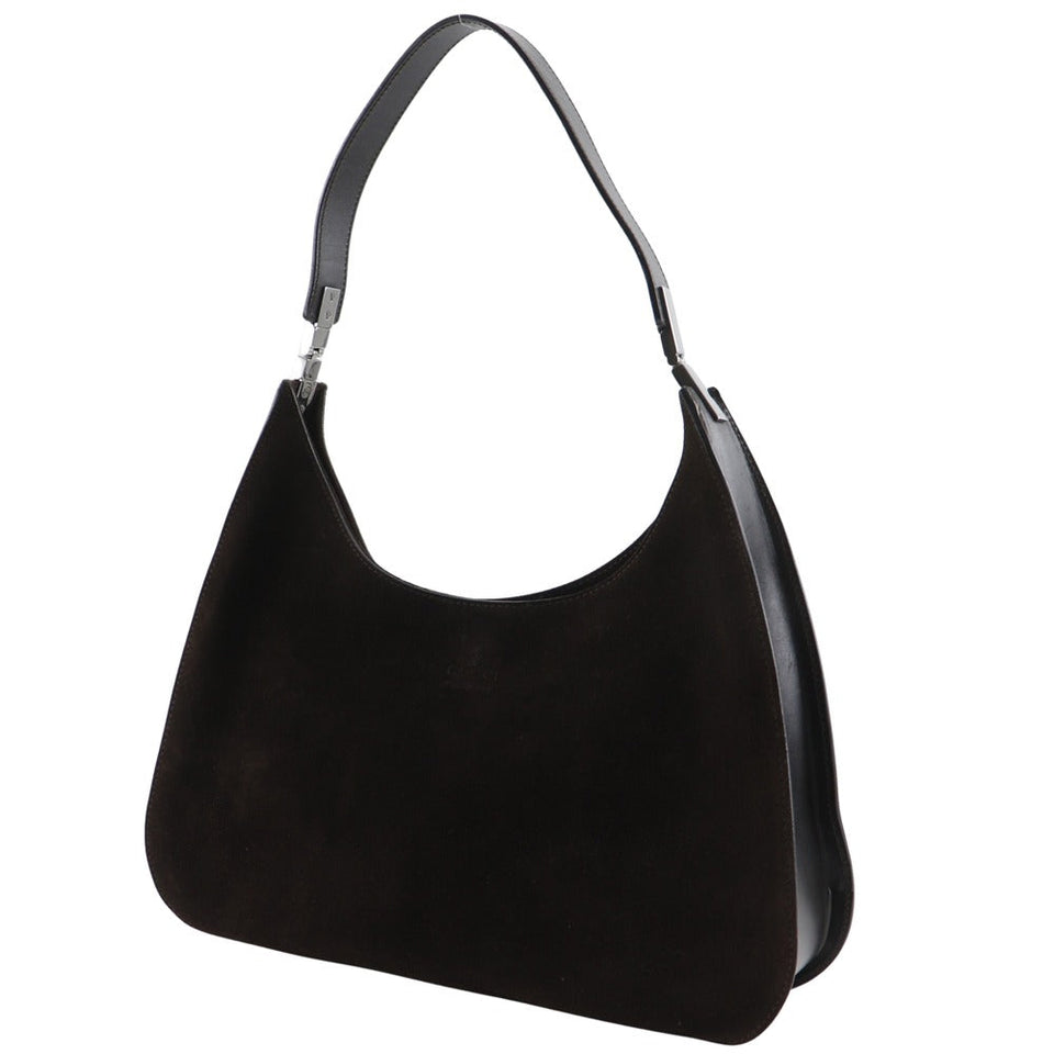 Gucci Shoulder Bag 001.3767.002058 Suede Brown one belt